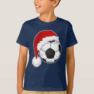 Camiseta Futbolistas del equipo de fútbol Navidades de dise