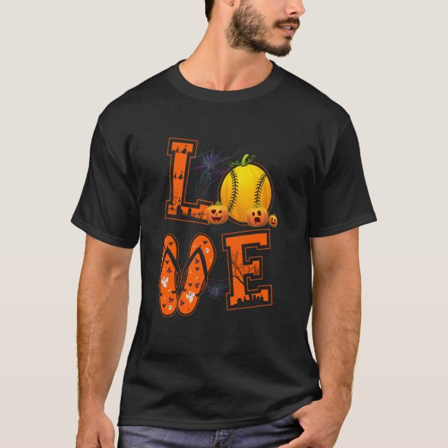 Camiseta Futbolistas del Love Softbol Bopkin Witch Hallowee (Anverso)