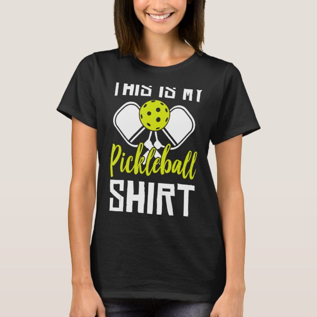 Camiseta Futbolistas Del Pickleball Este Es Mi Picklebal (Anverso)