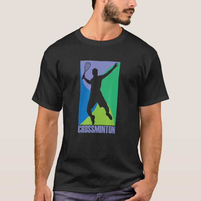 Camiseta Futbolistas Del Speed Badminton Crossminton (Anverso)