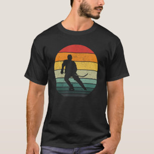 Camiseta Futbolistas Del Vintage Hockey Sobre Hielo Retro