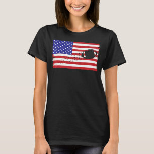 Camiseta Futbolistas Estadounidenses Fans Del Fútbol Bander