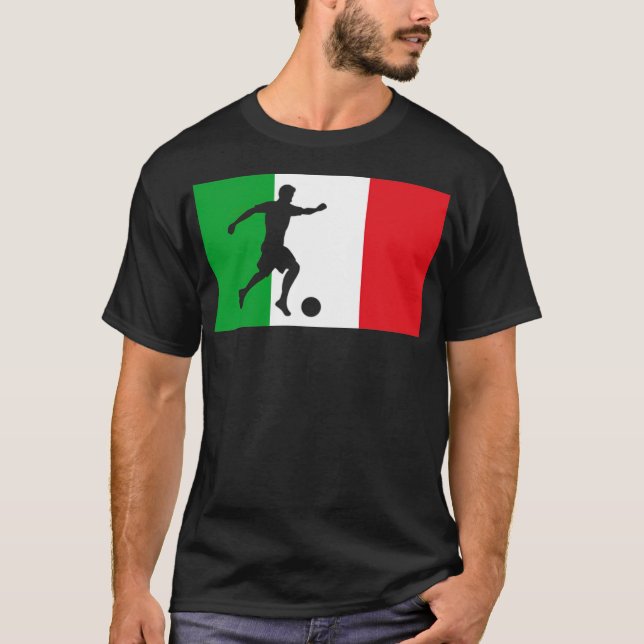 Camiseta Futbolistas Fanático de Italia (Anverso)