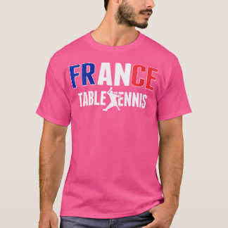 Camiseta Futbolistas Femeninas Orgullosas Francia Mesa de T