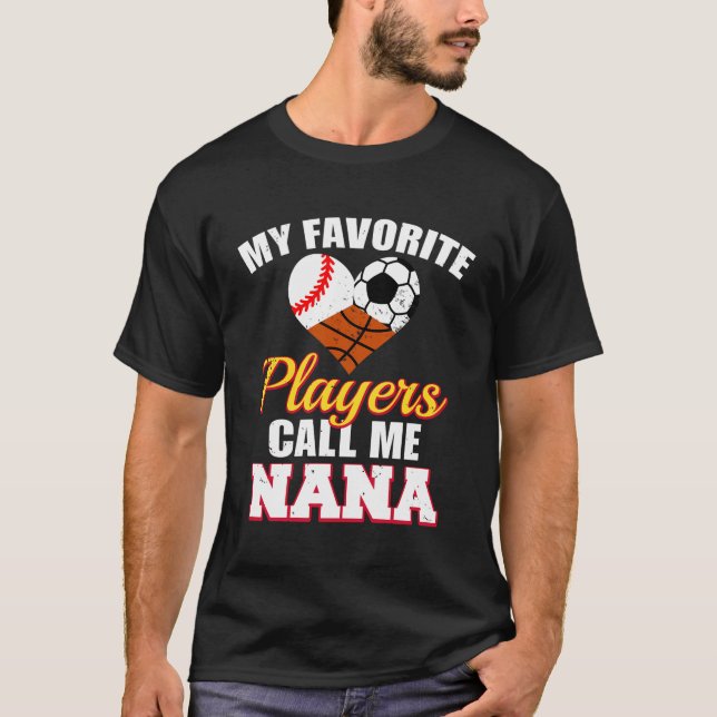 Camiseta Futbolistas Mis Futbolistas Favoritos Baloncesto N (Anverso)
