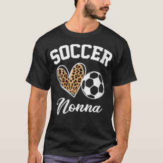 Camiseta Futbolistas Mujeres No na Leopard Heart Funny Nonn