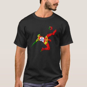 Camiseta Futebol Bandera Portuguesa Jugador de Fútbol Portu