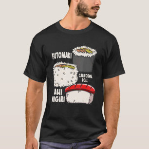 Camiseta Futomaki California Roll Ahi Nigiri Sushi