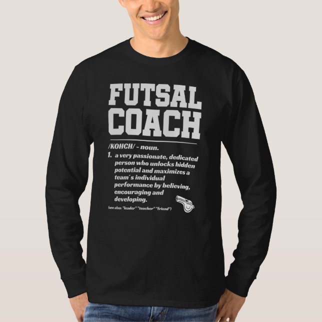 Camiseta Futsal Coach Saying (Anverso)