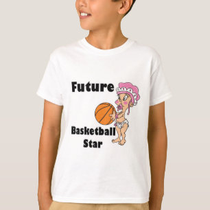 Camiseta futura bebé estrella de baloncesto