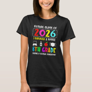 Camiseta Futura Clase De 2026 Octavo Grado Graduación 2022 