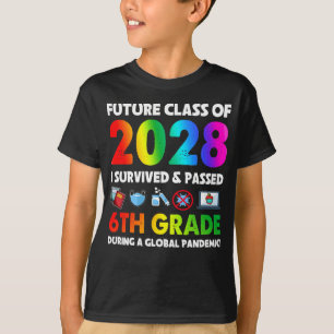 Camiseta Futura Clase De 2028 Equipo De 6º Grado De Vuelta