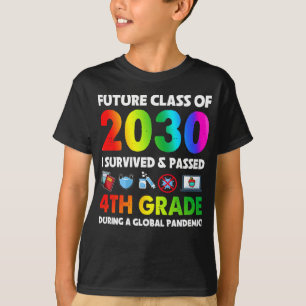Camiseta Futura Clase De 2030 Equipo De 4º Grado De Vuelta