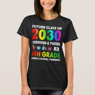 Camiseta Futura Clase De 2030 Equipo De 4º Grado De Vuelta 