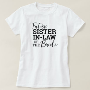 Camiseta Futura cuñada de la novia boda WV