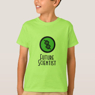 Camiseta futura de la DNA del científico