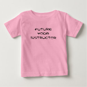 Camiseta futura del bebé del instructor de la yog