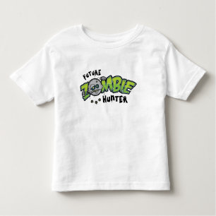 Camiseta futura del niño del cazador del zombi