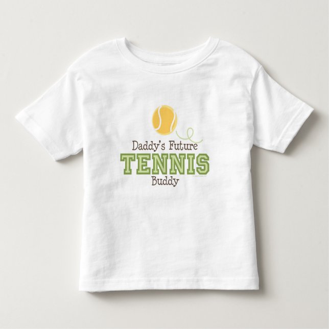 Camiseta futura del niño del compinche del tenis (Anverso)