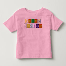 Camiseta futura del niño del ingeniero