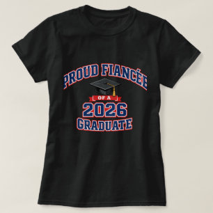 Camiseta Futura Esposa Orgullosa de un Graduado en 2026 V