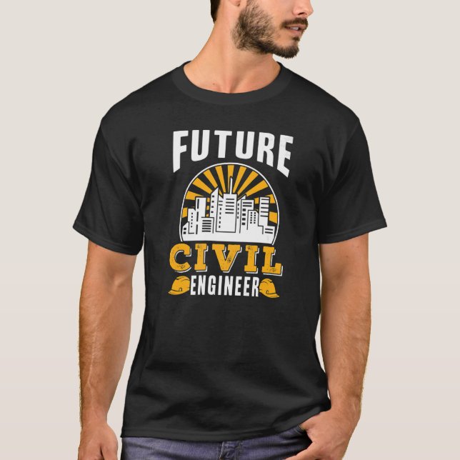 Camiseta Futura Ingeniero Civil Job Engineering Profesora S (Anverso)