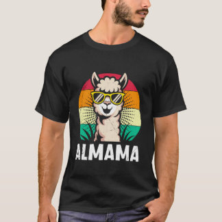 Camiseta Futura Madre LAMAMA ALMAMA Divertida Embarazada
