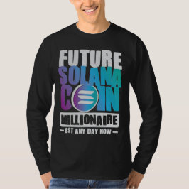 Camiseta Futura moneda de SOLANA Millionaire