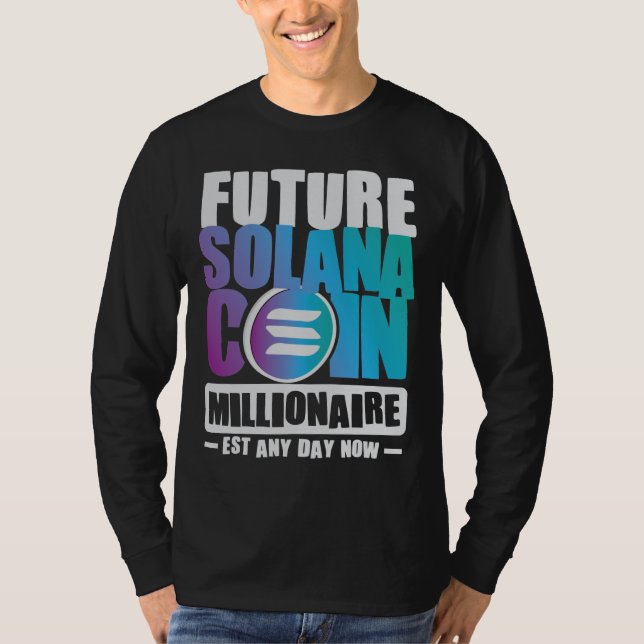 Camiseta Futura moneda de SOLANA Millionaire (Anverso)