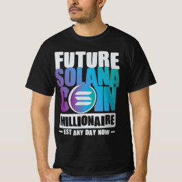 Camiseta Futura moneda de SOLANA Millionaire