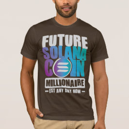 Camiseta Futura moneda de SOLANA Millionaire