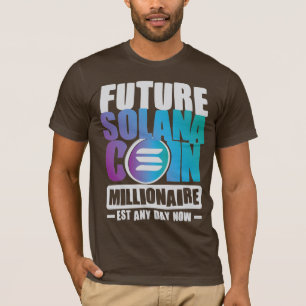 Camiseta Futura moneda de SOLANA Millionaire