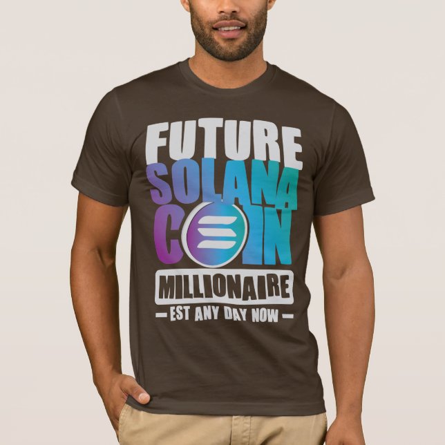 Camiseta Futura moneda de SOLANA Millionaire (Anverso)