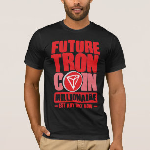 Camiseta Futura moneda de TRON Millionaire