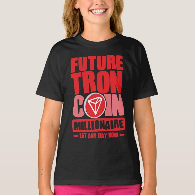 Camiseta Futura moneda de TRON Millionaire (Anverso)