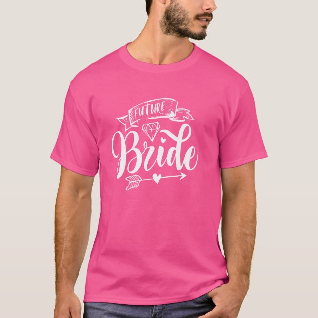 Camiseta Futura Novia Prometida Señora Esposa Despedida de  (Anverso)