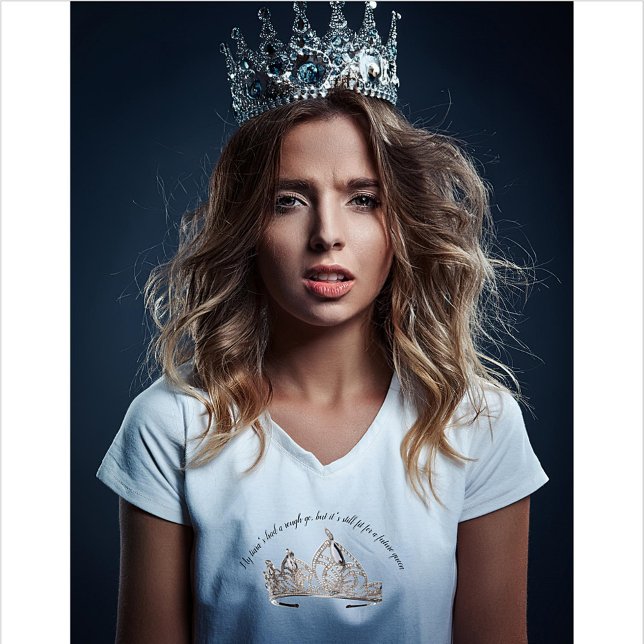 Camiseta futura reina de tiara rota (Subido por el creador)