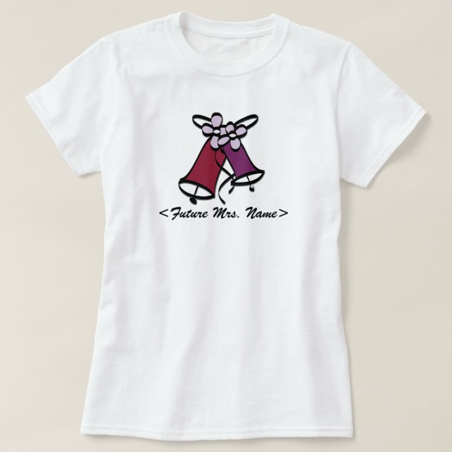 Camiseta Futura Sra. Boda Bells (Diseño del anverso)