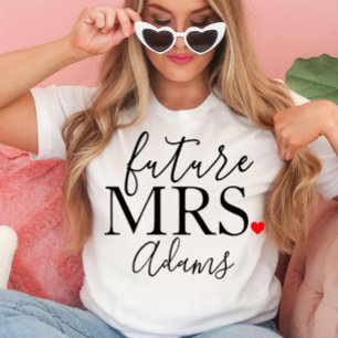 Camiseta Futura Sra. Bride, Fianza, Regalo de la Fiesta de