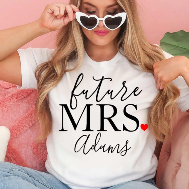 Camiseta Futura Sra. Bride, Fianza, Regalo de la Fiesta de  (Subido por el creador)