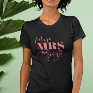 Camiseta Futura Sra. Personalizada Novia Personalizada A Pu
