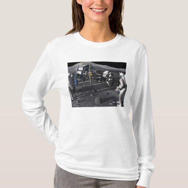 Camiseta Futuras misiones de exploración espacial (Anverso)