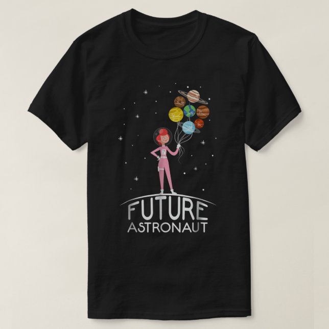 Camiseta Future Astronaut Space Kid Design (Diseño del anverso)