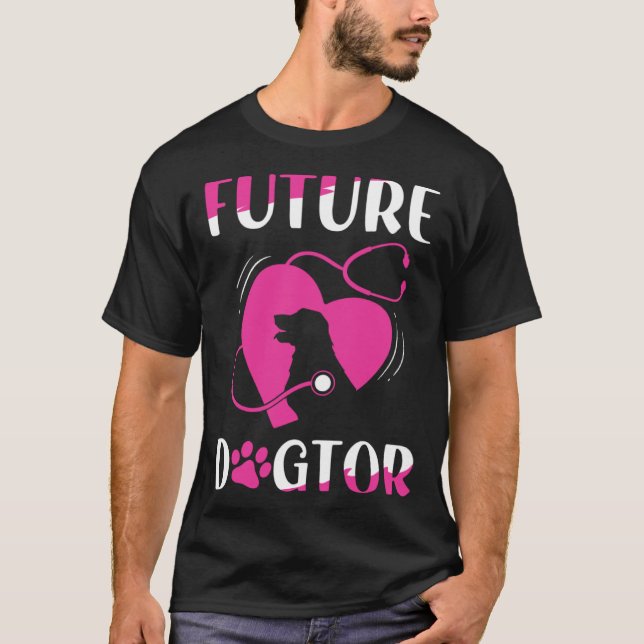 Camiseta Future Dogtor Cute Aspiring Veterinarian (Anverso)