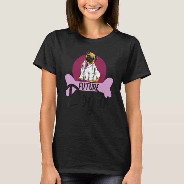 Camiseta Future Dogtor Dog   Women Corgi Doggy Love (Anverso)