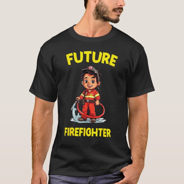 Camiseta Future Firefighter  Cool Back to School (Anverso)
