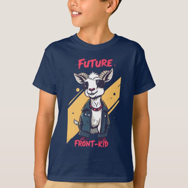 Camiseta Future Frint-Front-Kid - Cool Goat Playground Punk (Anverso)