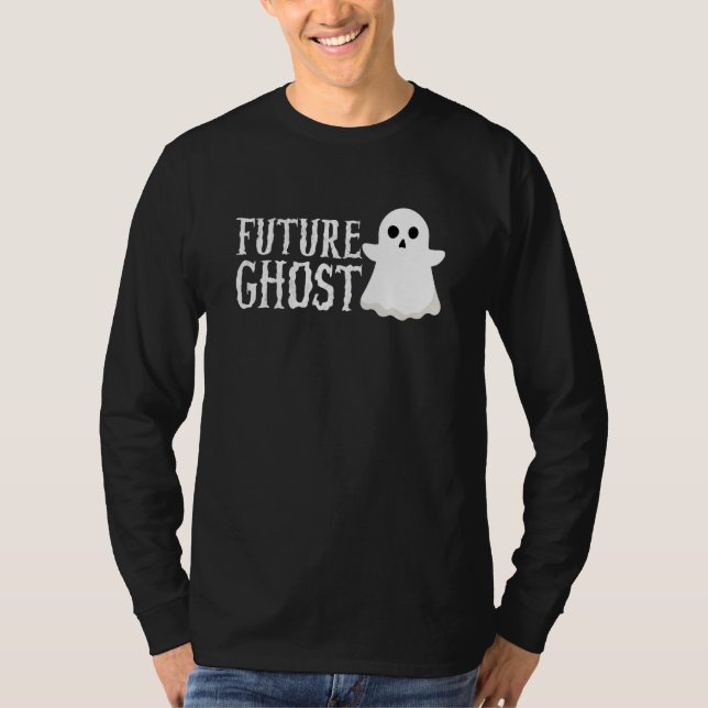 Camiseta Future Ghost Simple Halloween Costume Scary Ghost  (Anverso)