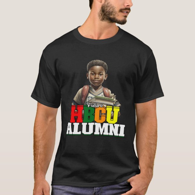 Camiseta Future HBCU Grad Alumni Apparel Black college For  (Anverso)