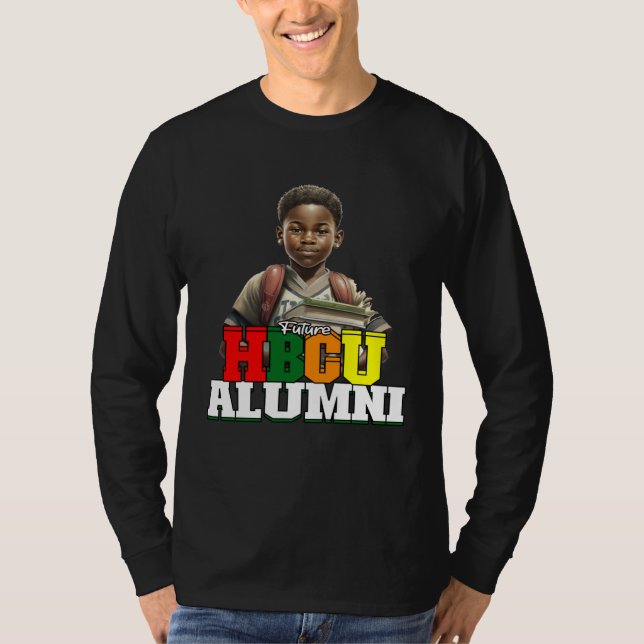 Camiseta Future HBCU Grad Alumni Apparel Black college For  (Anverso)